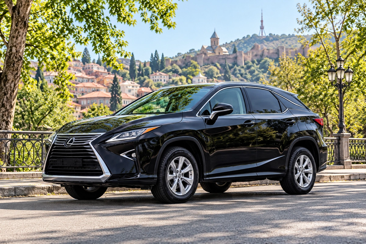 Lexus RX 350 on a city street